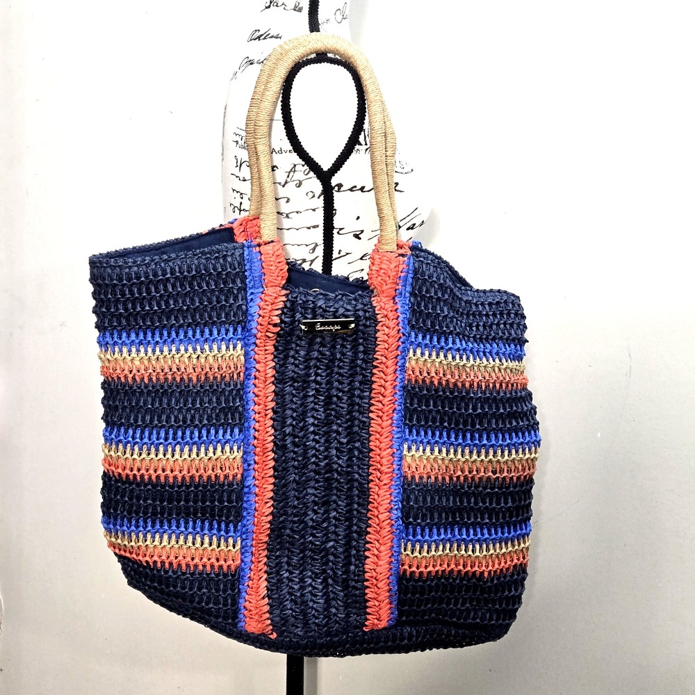 The Sak Gypsy Stripe Bag Hand Crocheted Coloful Travel Lightweight